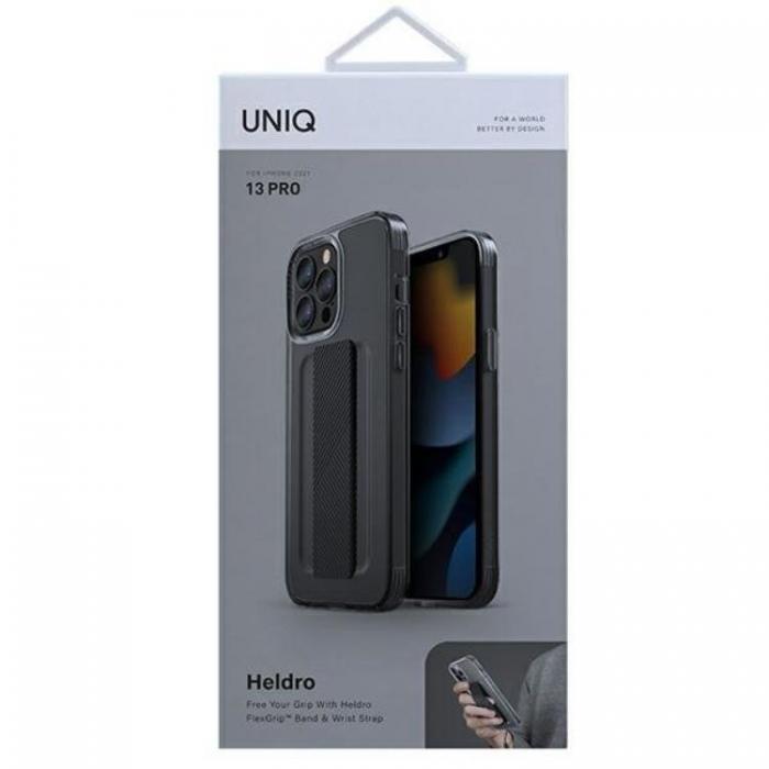 UNIQ - UNIQ iPhone 13 Pro/13 Mobilskal Heldro - Smoke