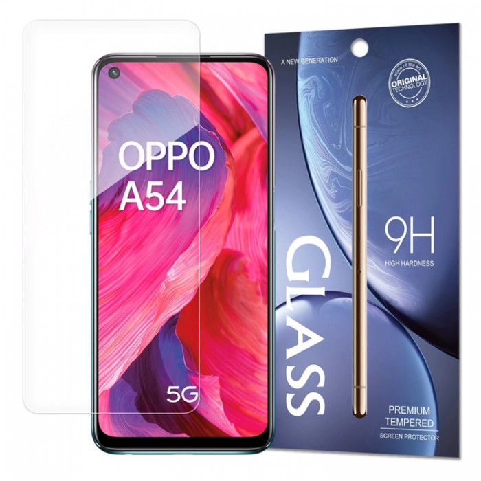 A-One Brand - Oppo A54 5G Skrmskydd hrdat glas 9H - Transparent
