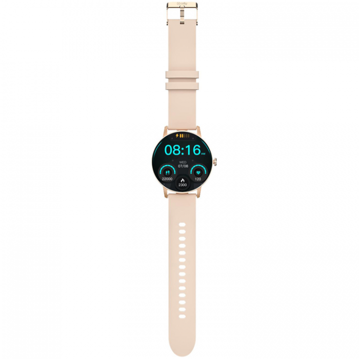 Celly - Celly Trainerround2 Smartwatch med rund urtavla Rosa