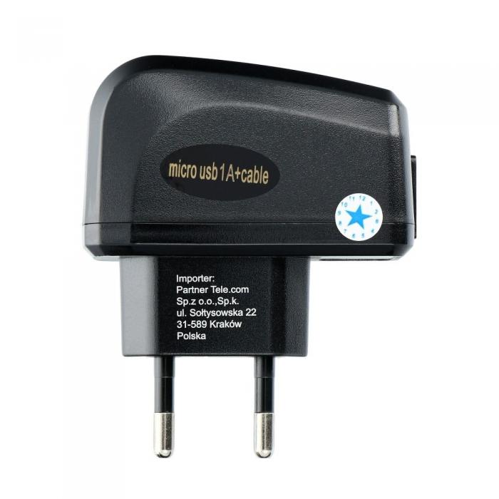 Blue Star - Blue Star Laddare USB-A, 1A med micro-USB kabel 1,13m