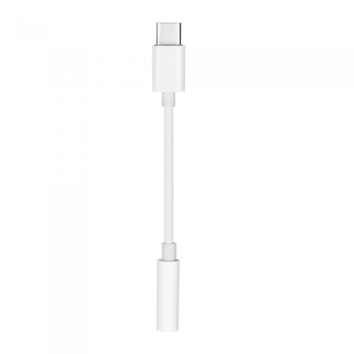 Forcell - Adapter HF/audio USB-C - Jack 3,5mm Vit