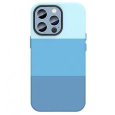 A-One Brand - iPhone 14 Pro Skal Color Splicing - Blå