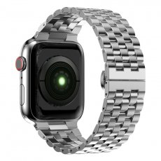 A-One Brand - Apple Watch 7/8/SE (38/40/41mm) Armband Metall - Silver