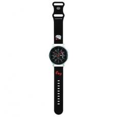 Hello Kitty - Hello Kitty Galaxy Watch (22mm) Armband Kitty Head Silikon - Svart