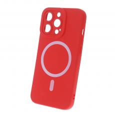 TelForceOne - Silikonfodral Stöttålig Skydd för iPhone 14 Pro Max Röd