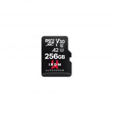 Goodram - IRDM 256GB microSD UHS-I U3 A2 V30 minneskort med adapter