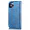 DG.MING - DG.MING kta Lder Plnboksfodral iPhone 13 Pro Max - Bl