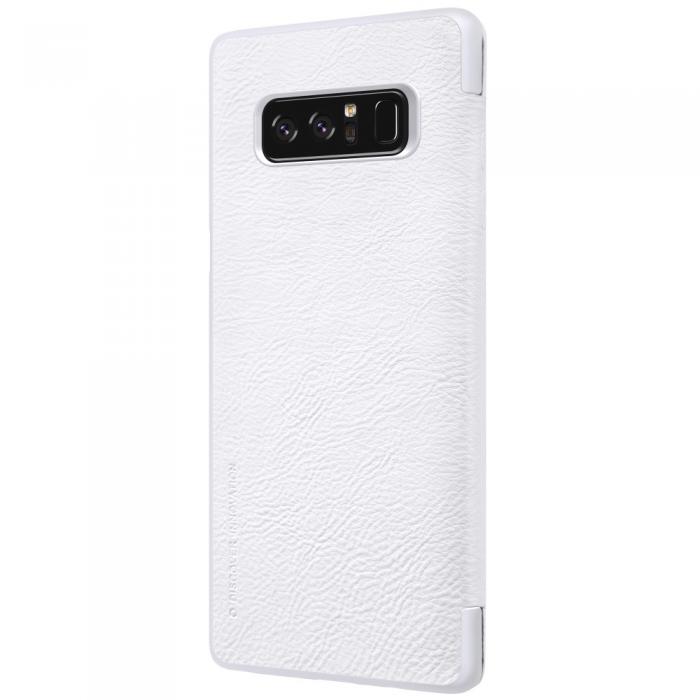 UTGATT4 - Nillkin Qin Plnboksfodral till Samsung Galaxy Note 8 - Vit