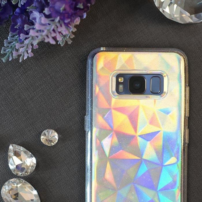 UTGATT4 - Ringke Air Prism Glitter Skal till Samsung Galaxy S8 - Gr