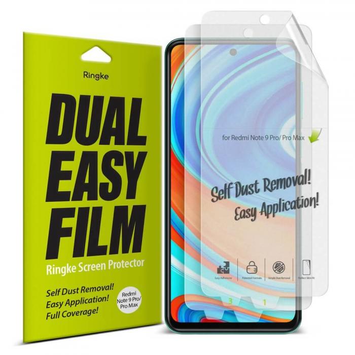 UTGATT5 - Ringke Dual Easy Film Skrmskydd Redmi Note 9S/9 pro/Poco X3 NFC