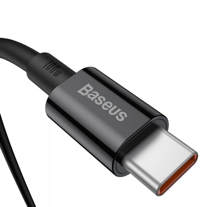 BASEUS - Baseus Superior Kabel USB Type-C 100W 5A 20V 2m - Svart