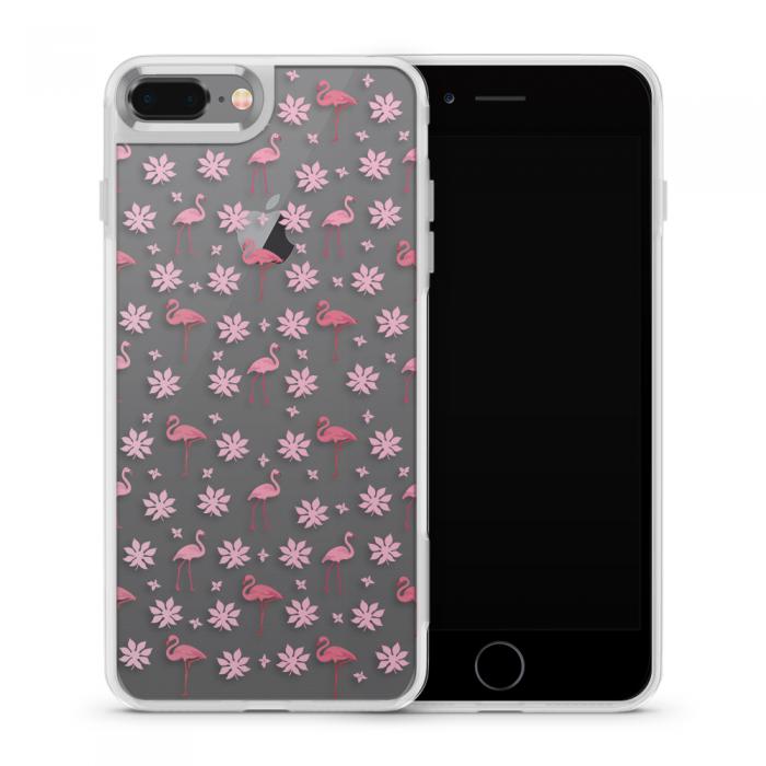 UTGATT5 - Fashion mobilskal till Apple iPhone 8 Plus - Flamingo