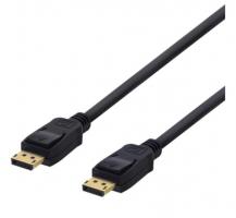 Deltaco&#8233;Deltaco DisplayPort Kabel, 0.5m - Svart&#8233;