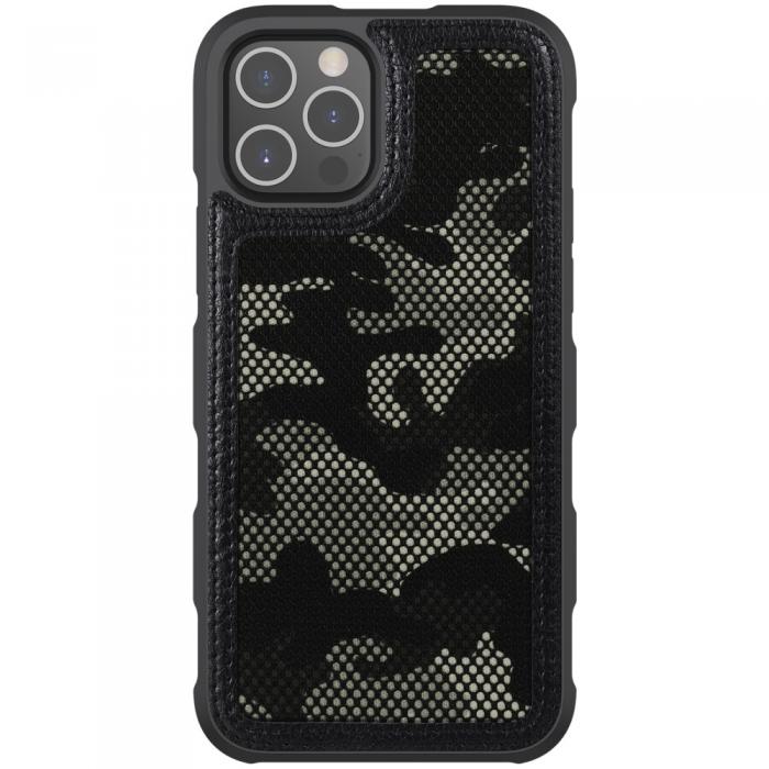 Nillkin - Nillkin Camouflage Hybridskal iPhone 12 & 12 Pro - Svart