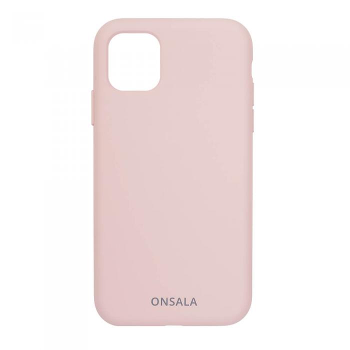 UTGATT1 - ONSALA Mobilskal Silikon Sand Pink iPhone 11 / XR