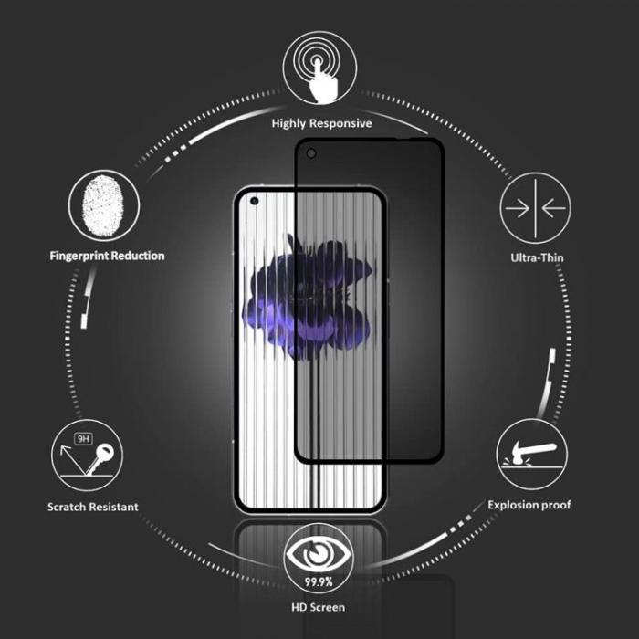 A-One Brand - [2-Pack] Privacy Nothing Phone 1 Hrdat Glas Skrmskydd