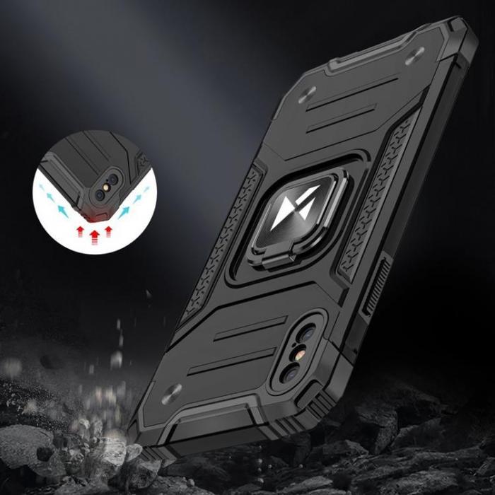 UTGATT5 - Wozinsky Ring Armor Skal iPhone XS / X - Silver
