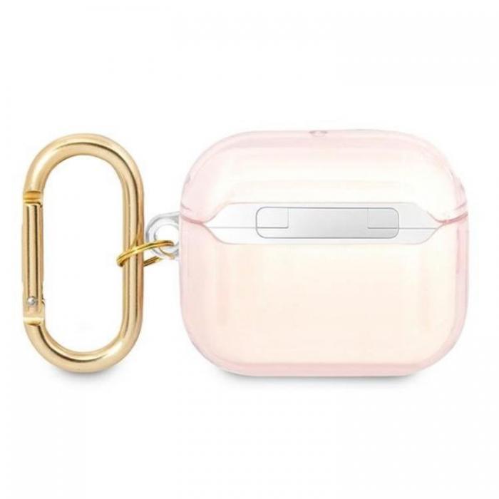 Guess - Guess AirPods 3 Skal Strap Collection - Rosa
