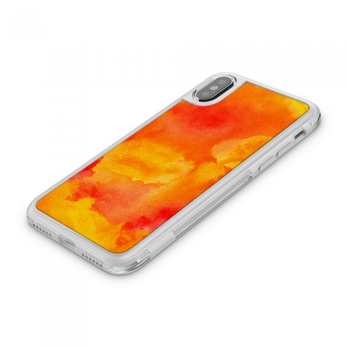 UTGATT5 - Fashion mobilskal till Apple iPhone X - Vattenfrg - Orange