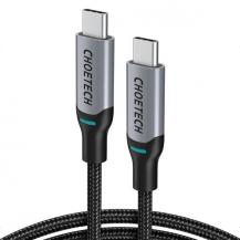 Choetech - Choetech 2x USB-C - USB-C Kabel 1.8m - Svart