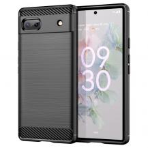 A-One Brand - Google Pixel 6a Skal Carbon Fiber - Svart