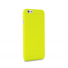 Puro - Puro Cover Apple iPhone 6(S) Plus Ultra-Slim 0.3 (Gul) + Skärmskydd