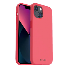 SiGN - SiGN iPhone 14 Plus Skal Liquid Silicone - Vattenmelonsröd