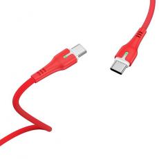 Hoco - Hoco USB-C Till USB-C Kabel PD 60W 1m - Röd
