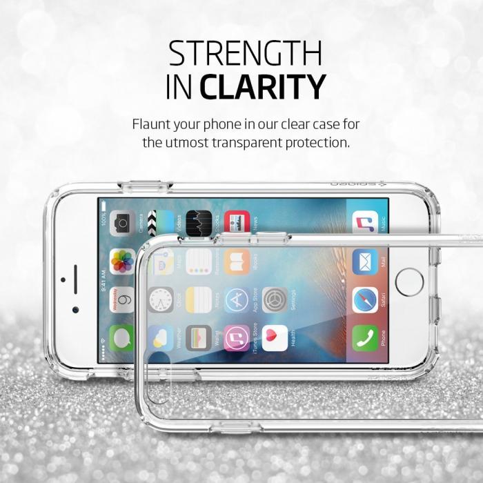 UTGATT5 - Spigen Ultra Hybrid Skal till Apple iPhone 6/6S - Crystal
