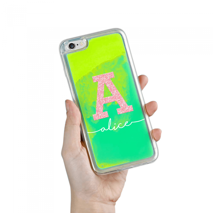 UTGATT5 - Designa Sjlv Neon Sand skal iPhone 6/6s - Grn
