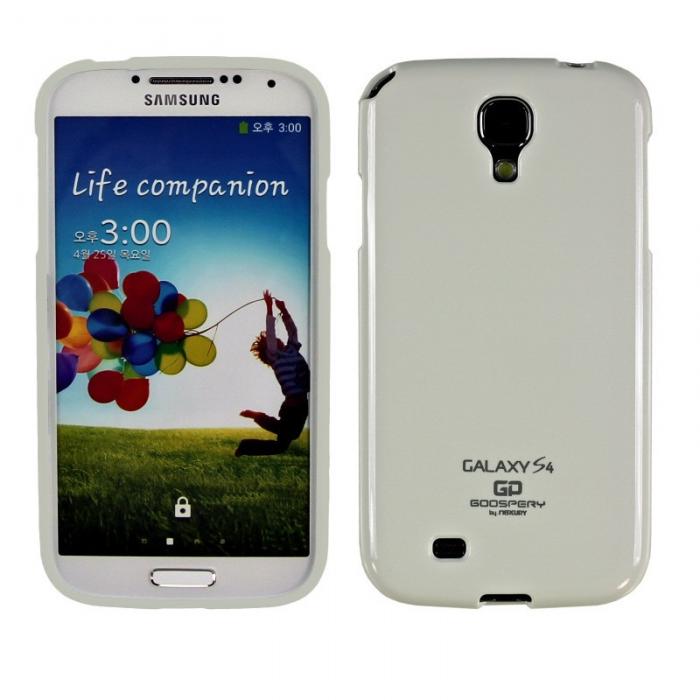 UTGATT4 - Mercury Color Pearl Jelly FlexiSkal till Samsung Galaxy S4 i9500 (Vit)