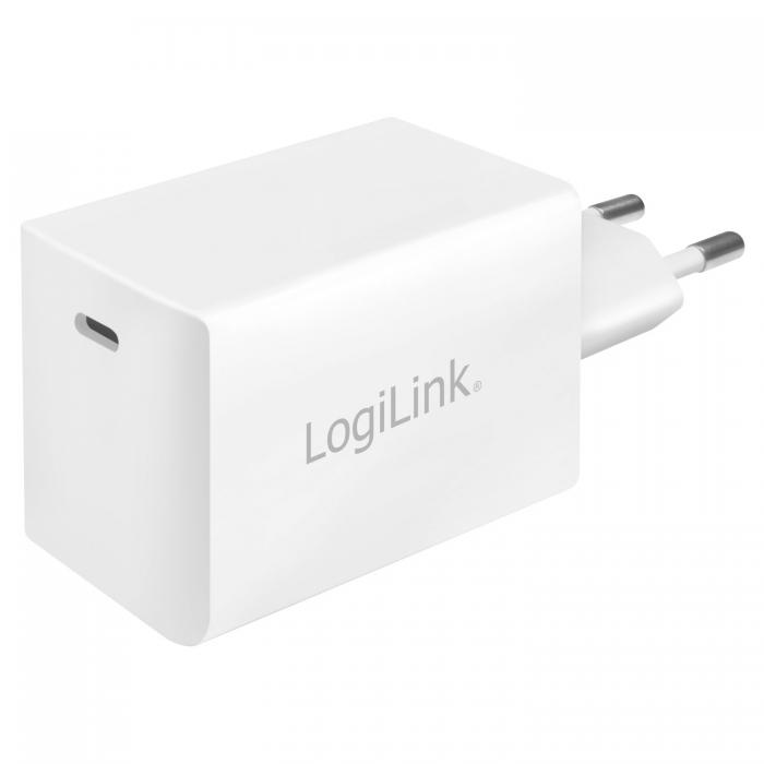 UTGATT5 - LogiLink - USB-laddare USB-C PD 60W GaN