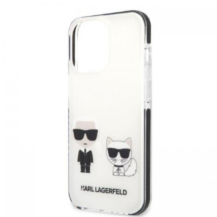KARL LAGERFELD - Karl Lagerfeld iPhone 13 Pro Max Skal Karl & Choupette - Vit