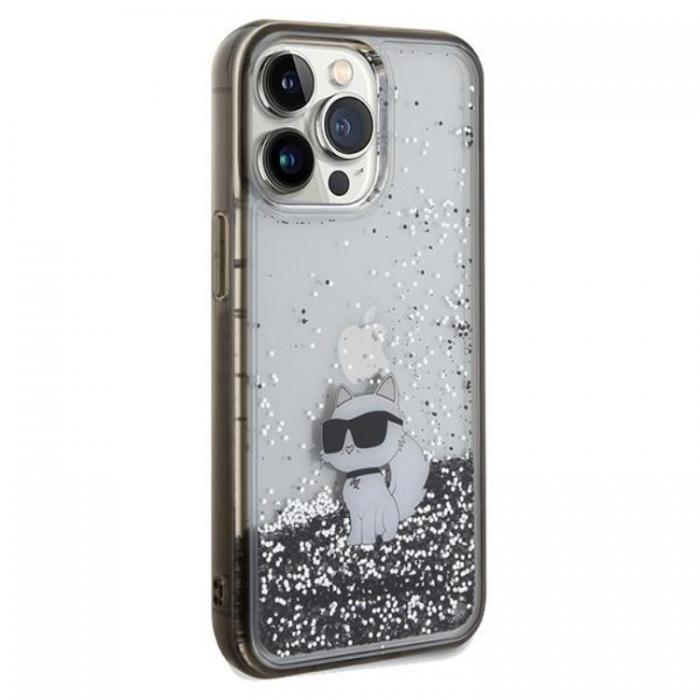 KARL LAGERFELD - KARL LAGERFELD iPhone 13 Pro/13 Mobilskal Liquid Glitter Choupette