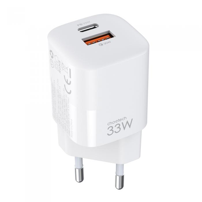 Choetech - Choetech Snabbladdare 33W USB-C - Vit
