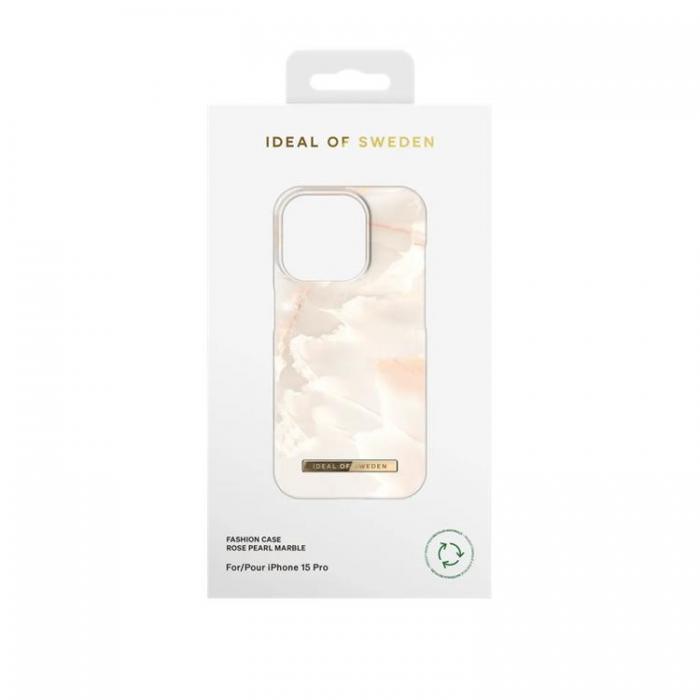 iDeal of Sweden - iDeal of Sweden iPhone 15 Pro Mobilskal - Rose Pearl Marble