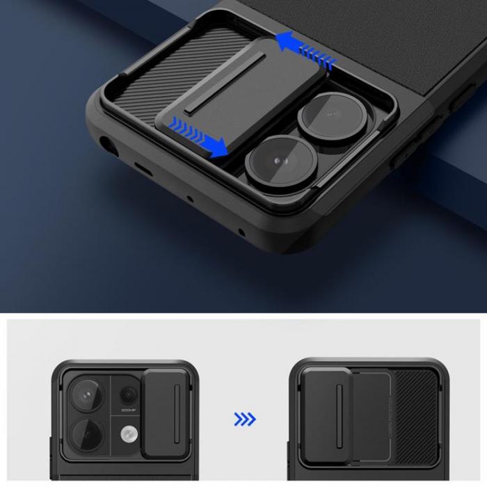 Tech-Protect - Tech-Protect Xiaomi Redmi Note 13 Pro 5G Mobilskal Velar Cam Plus - Svart