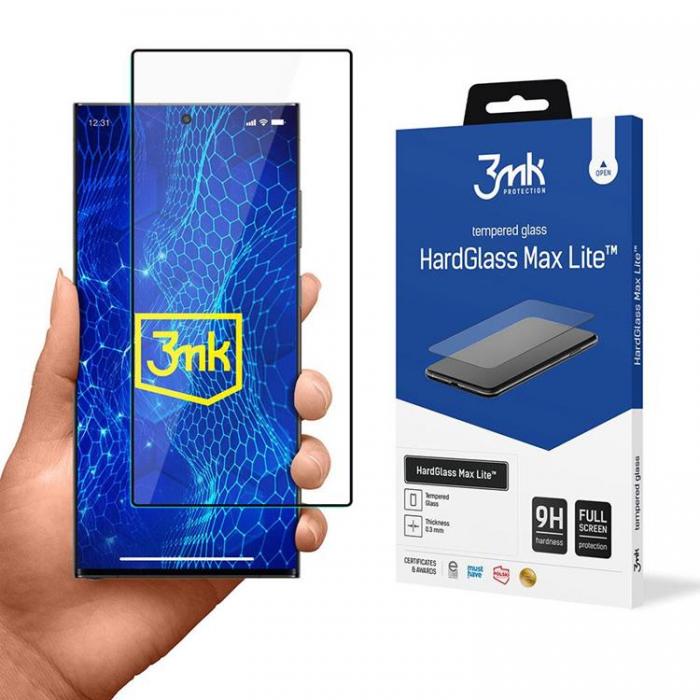 3MK - 3MK Galaxy S24 Ultra Hrdat Glas Skrmskydd Max Lite - Clear