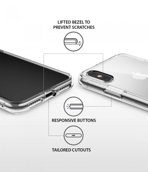UTGATT5 - Ringke Fusion iPhone X / Xs Crystal View
