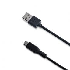 Celly - Celly Ladd-/ Synk USB-C, 1m - Svart