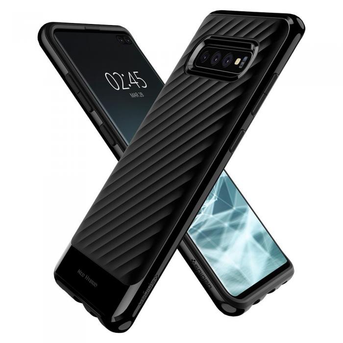 UTGATT4 - SPIGEN Neo Hybrid Skal till Samsung Galaxy S10 Plus - Svart