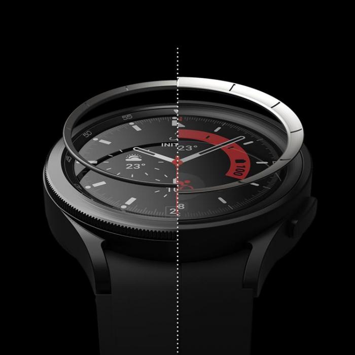 UTGATT5 - Ringke Galaxy Watch 5 Pro (45mm) Skal Inner Bezel Styling Overlay - Svart