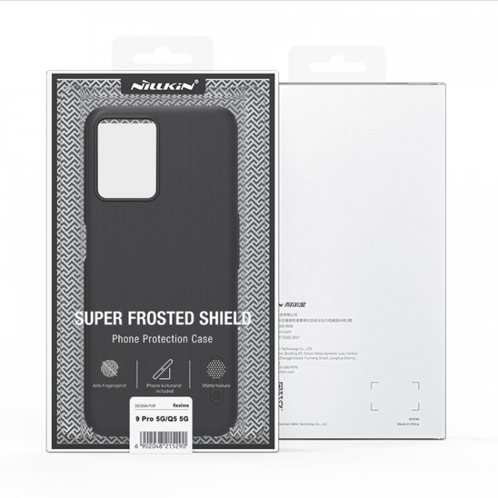 UTGATT1 - Nillkin Realme 9 Pro Skal Super Frosted Shield Pro - Svart