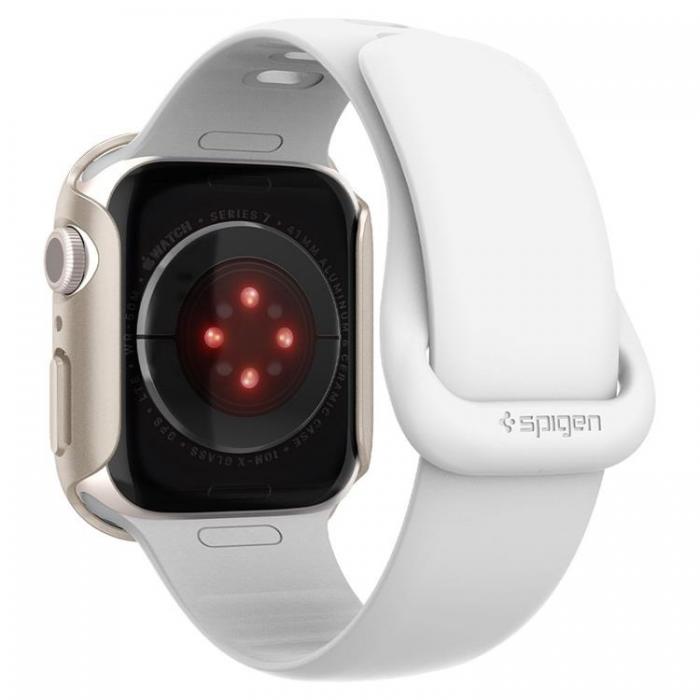 Spigen - Spigen Thin Fit Skal Apple Watch 7/8 41mm - Starlight