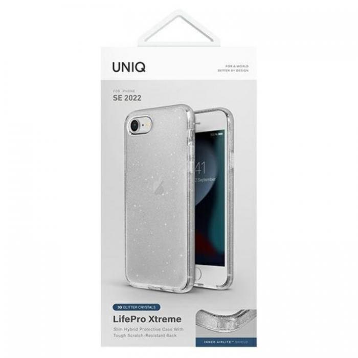 UNIQ - Uniq iPhone 7/8/SE (2020/2022) Skal Xtreme - Transparent/Tinsel Clear