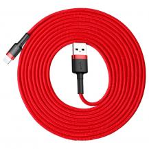 BASEUS - Baseus Cafule lightning kabel QC3.0 2A 3M Röd
