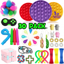 Fidget Toys&#8233;30 Pack Fidget Toy Set Pop it Sensory Toy för Vuxna & Barn (H)&#8233;