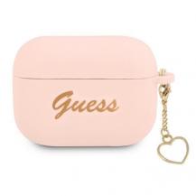 Guess&#8233;Guess Silicone Heart Charm Collection Skal Airpods Pro - Rosa&#8233;