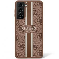 Guess - Guess Galaxy S23 Ultra Skal 4G Printed Stripe - Brun