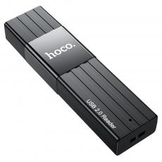 Hoco - HOCO kortläsare HB20 Mindful 2-i-1-kortläsare USB2.0